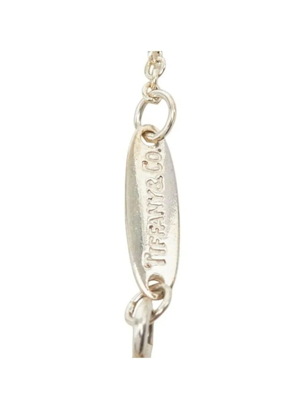Tiffany & Co Elsa Peretti Small Cross Chain Pendant 925 Sterling Silver